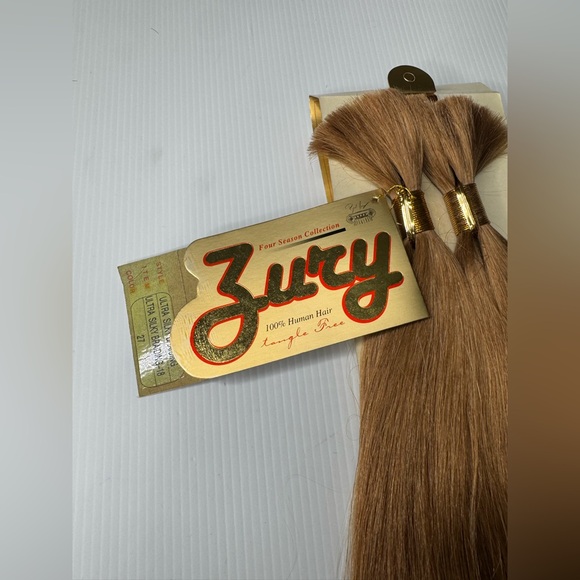 Zury 18” In bulk human hair Honey Blonde #27 100% human Ultra silky braiding - Picture 5 of 7